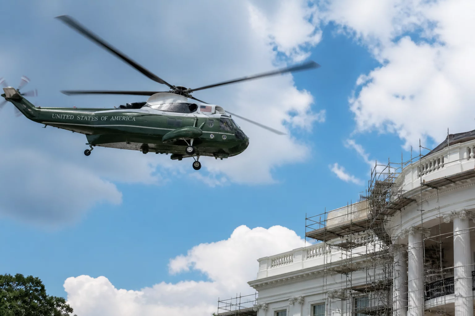 NTSB Links Marine One Incident to White House Construction